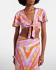 Pucci Pucci Angoli jersey satin crop top - 2