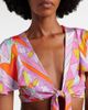 Pucci Pucci Angoli jersey satin crop top - 3