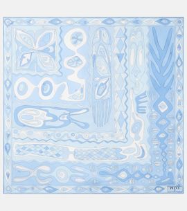 Pucci Pucci Angoli silk twill scarf