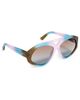 Pucci Pucci Aviator Sunglasses Matte Dark Brown/Blue/Lilac One - 1