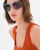 Pucci Pucci Aviator Sunglasses Matte Dark Brown/Blue/Lilac One - 3