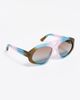 Pucci Pucci Aviator Sunglasses Matte Dark Brown/Blue/Lilac One - 4