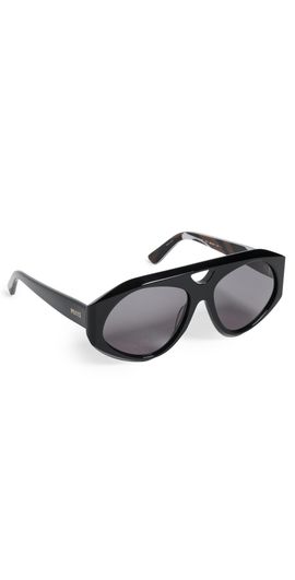 Pucci Pucci Aviator Sunglasses Shiny Khaki/Black One