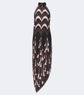 Pucci Pucci Baiadera halterneck silk twill midi dress