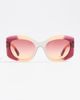 Pucci Pucci Butterfly Sunglasses Burgundy/Orange/Rose One - 2