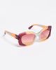 Pucci Pucci Butterfly Sunglasses Burgundy/Orange/Rose One - 4