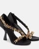Pucci Pucci Chain-detail satin sandals - 1
