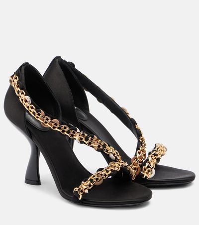 Pucci Pucci Chain-detail satin sandals