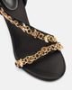 Pucci Pucci Chain-detail satin sandals - 5