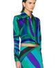 Pucci Pucci Cropped Long Sleeve Top - 2