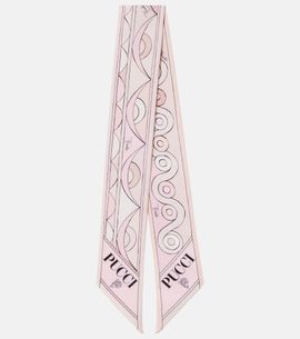 Pucci Pucci Iride and Rombi silk twill scarf