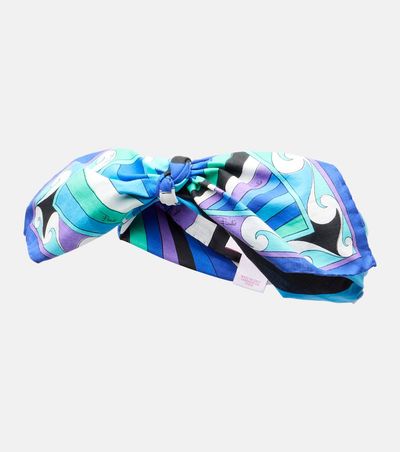 Pucci Pucci Iride bow-deatil cotton head wrap