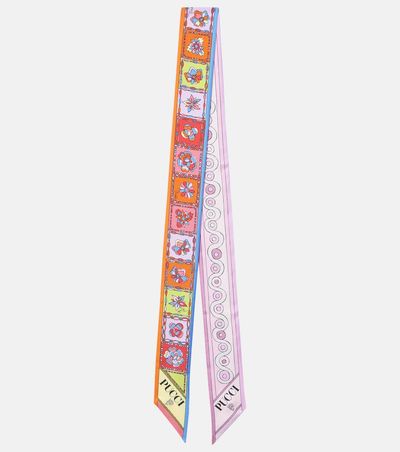 Pucci Pucci Iride Festa silk twill scarf