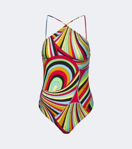 Pucci Pucci Iride halterneck swimsuit