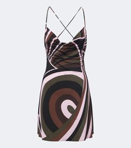 Pucci Pucci Iride jersey satin minidress