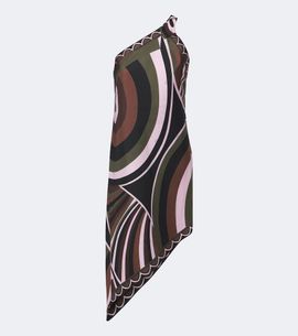 Pucci Pucci Iride one-shoulder silk twill midi dress