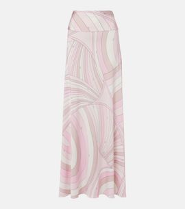 Pucci Pucci Iride satin jersey maxi skirt