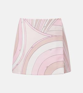 Pucci Pucci Iride silk twill miniskirt