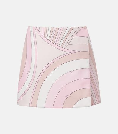 Pucci Pucci Iride silk twill miniskirt