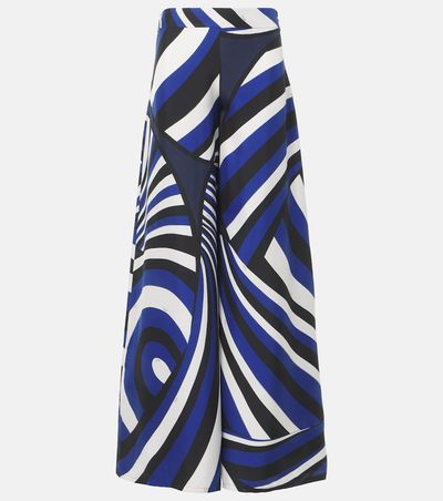 Pucci Pucci Iride silk twill palazzo pants