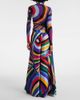 Pucci Pucci Iride silk twill wide-leg pants - 3