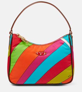 Pucci Pucci Iride Small leather-trimmed shoulder bag