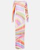 Pucci Pucci Iride tulle maxi dress - 1