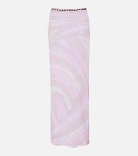 Pucci Pucci Iride tulle maxi skirt