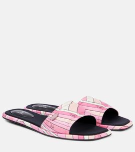 Pucci Pucci Iride twill sandals