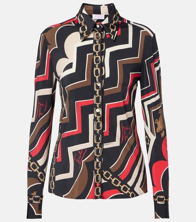 Pucci Pucci Istrice satin jersey shirt
