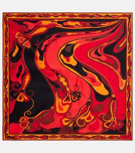 Pucci Pucci Manuba silk twill foulard scarf
