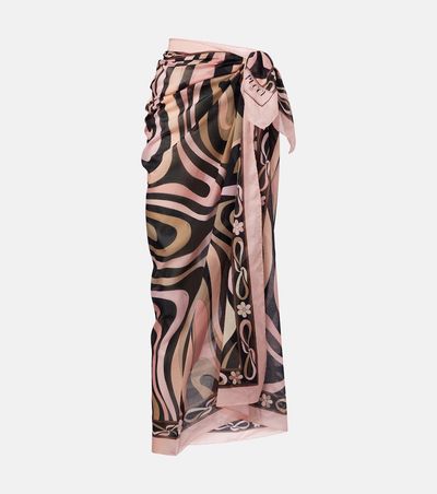 Pucci Pucci Marmo cotton beach cover-up