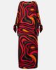 Pucci Pucci Marmo embellished silk twill kaftan - 1