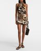 Pucci Pucci Marmo halterneck silk satin top - 2