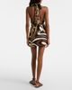 Pucci Pucci Marmo halterneck silk satin top - 3