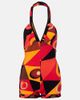 Pucci Pucci Occhi halterneck jersey romper - 1