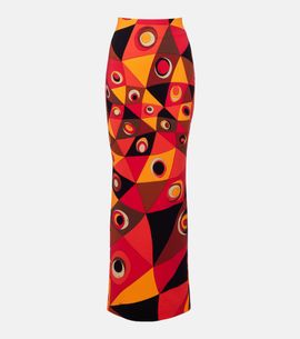 Pucci Pucci Occhi jersey maxi skirt