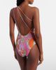 Pucci Pucci Orchidee one-shoulder swimsuit - 5