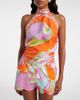 Pucci Pucci Orchidee scalloped cotton shorts - 2