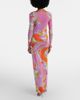 Pucci Pucci Orchidee sheer tulle maxi dress - 5