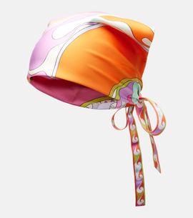 Pucci Pucci Orchidee silk twill head wrap