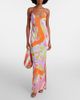 Pucci Pucci Orchidee silk twill maxi dress - 2