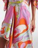 Pucci Pucci Orchidee silk twill midi skirt - 3