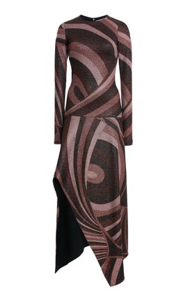 Pucci Pucci PatternedJacquard Knit Maxi Dress