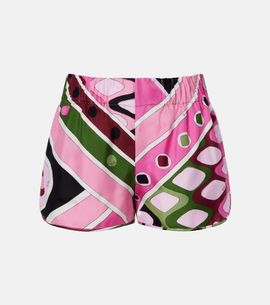 Pucci Pucci Printed silk shorts