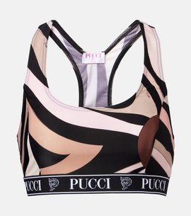 Pucci Pucci Printed sports bra