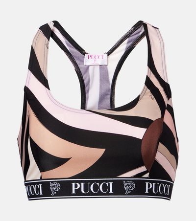 Pucci Pucci Printed sports bra