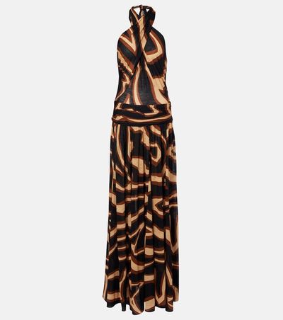Pucci Pucci Printed wool-blend cocktail dress