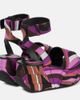Pucci Pucci Pucciami Iride satin platform sandals - 2