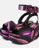 Pucci Pucci Pucciami Iride satin platform sandals - 4